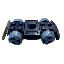 Vehicle Base 4 x 6 Racer Base with Medium Blue Wheels