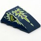 Wedge Curved 4 x 4 No Top Studs with Lime Spot, Eyes print
