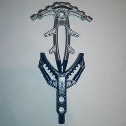 Large Figure Weapon Hordika Fin Barb with Flat Silver Flexible End