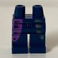 Hips and Dark Blue Legs with Dark Gray and Purple Pockets Print