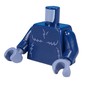 Torso, Sand Blue Fur print, Dark Blue Arms, Sand Blue Hands