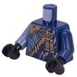 Torso, Odd Arms, Gold Lightning, Sand Blue Tags, Ninja Robe, Dark Ran Fur print, Left Dark Blue Arm, Right Sand Blue Arm, Black Hands