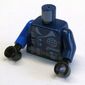 Torso Alpha Team Logo, Utility Belt and Pouches Print, Dark Blue Arms, Black Hands