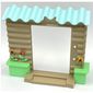 Duplo Wall 10 x 2 x 7 with Corrugated Wall and Roof with Flower Pots