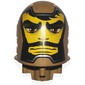 Large Figure Head, Round Top Sir Santis Print