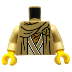 LEGO part 76382 MINI UPPER PART, NO. 6969 in Sand Yellow/ Dark Tan