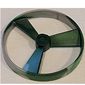 Large Figure Spinner / Propeller with Code, Marbled Pearl Light Gray Pattern (Rhotuka)