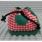Belville, Skirt, Long, Pinked Edges and Check Print Apron with Pocket