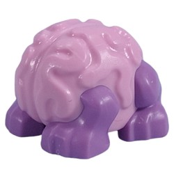 LEGO part 108312pat0001 Creature, Intellect Devourer with Medium Lavender Legs pattern in Light Purple/ Bright Pink