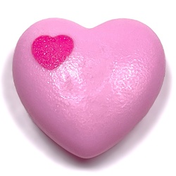 Clikits Icon, Heart 2 x 2 Large with Pin, Small Offset Heart Print