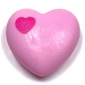 Clikits Icon, Heart 2 x 2 Large with Pin, Small Offset Heart Print