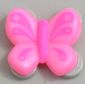 Clikits Icon, Butterfly 2 x 2 with Pin, Dark Pink Body and Wings Print