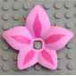 Clikits Icon Accent, Flower 6 x 6 x 2/3 with Dark Pink Petals Print