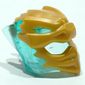 Wrap / Mask with Marbled Trans-Light Blue Crystals Pattern