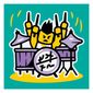 Tile 2 x 2 with Drum Solo print