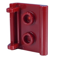 LEGO part 24324 Book Binding with Two Studs in Dark Red