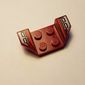Mudguard 2 x 4 with 2 x 2 Studs and Flared Wings, '66' and White Print