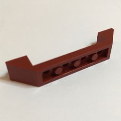 LEGO PART 52501 Slope Inverted 45° 6 x 1 Double with 1 x 4 Cutout ...
