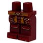 Hips and Dark Red Legs with Orange Belt, Gold/Red Armor print