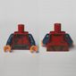 Torso Red Tunic, Brown Trim, Belt Print (Wong), Dark Blue Arms, Nougat Hands