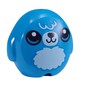 Pillow Plush Toy with White Chest, White Nose, Black Eyes print