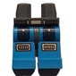 Hips and Dark Azure Legs with 2 Pockets and Knee Pads and Dark Bluish Gray Belt Print