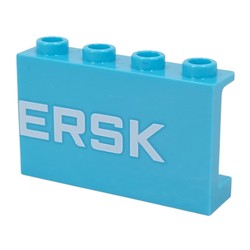 Panel 1 x 4 x 2 with White 'ERSK' print