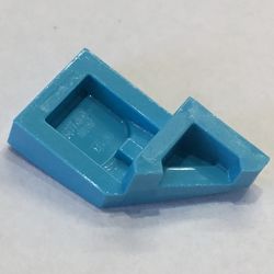 LEGO PART 29120 Slope Curved 2 x 1 with Stud Notch Left | Rebrickable ...