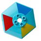 Duplo Umbrella / Parasol Top with Axle Hole with Red, Blue and Yellow Triangles Print