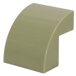 LEGO part 7527 Brick Curved 2 x 2 x 1 2/3 in Olive Green