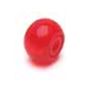 Pen Bead, Round Orb with Blue Facemask Print