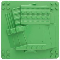 Duplo Baseplate Multi Leveled with Slopes 12 x 12 with Four Studs in Each Corner