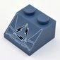 Slope 45° 2 x 2 with Alpha Team Arctic Print