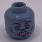 Minifig Head Troll, Eyebrows, Red Eyes, Teeth Print