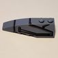 Wedge Curved 6 x 2 Left with Black Lines and Panels (Speeder) Print