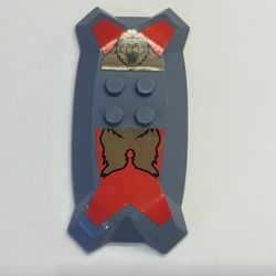 Shield from Nestle Promo Figure - Santus with Sword and Shield