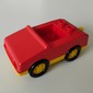 Duplo Car with 1 x 2 Studs with Blue Base, and EMT Star of Life Print