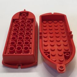 LEGO PART 2551 Boat / Rowing Boat 14 x 5 x 2 with Oarlocks [2 Hollow ...