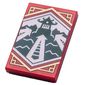 Tile 2 x 3 with Dark Green Ninjago Flag print