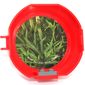 Pod, Round, Half, Back with 1 x 2 Plate Dark Bluish Gray with Plants Sticker (Kai Ninjago)