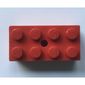 Brick 2 x 4 without Cross Supports, with Hole in Top