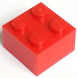 LEGO part photo in color 4 - Red LEGO part photo in color 4 - Red