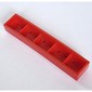 Brick 2 x 10 without Bottom Tubes, with Cross Supports
