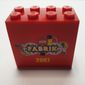 Brick 2 x 4 x 3 with 'LEGO Fabrik 2007' Print