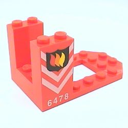 Cockpit 7 x 4 x 3 with Fire Logo Badge and Chevron Print
