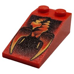 Slope 18° 4 x 2 with Scorpion Print