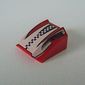 Slope Curved 2 x 2 with Lip, No Studs with Checkered Stripe Print [8350]