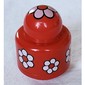 Primo Brick 1 x 1 with Round Rattle, Flower print