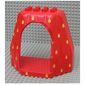 Duplo Rock Cave with Door Opening and Strawberry Print