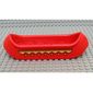 Duplo Boat / Canoe 2 x 8 with Yellow Zigzag Line and Dots Print